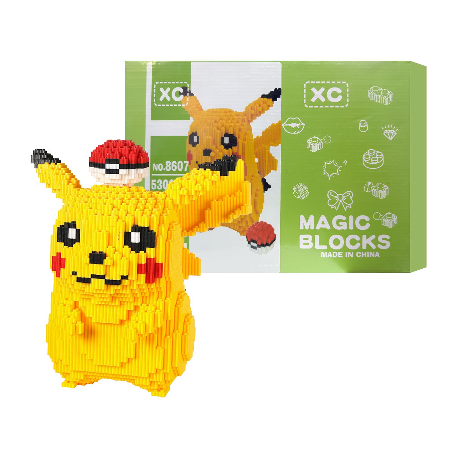 Lego Grande De Pikachu