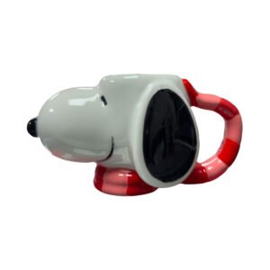 Taza Snoopy Con Bufanda Roja