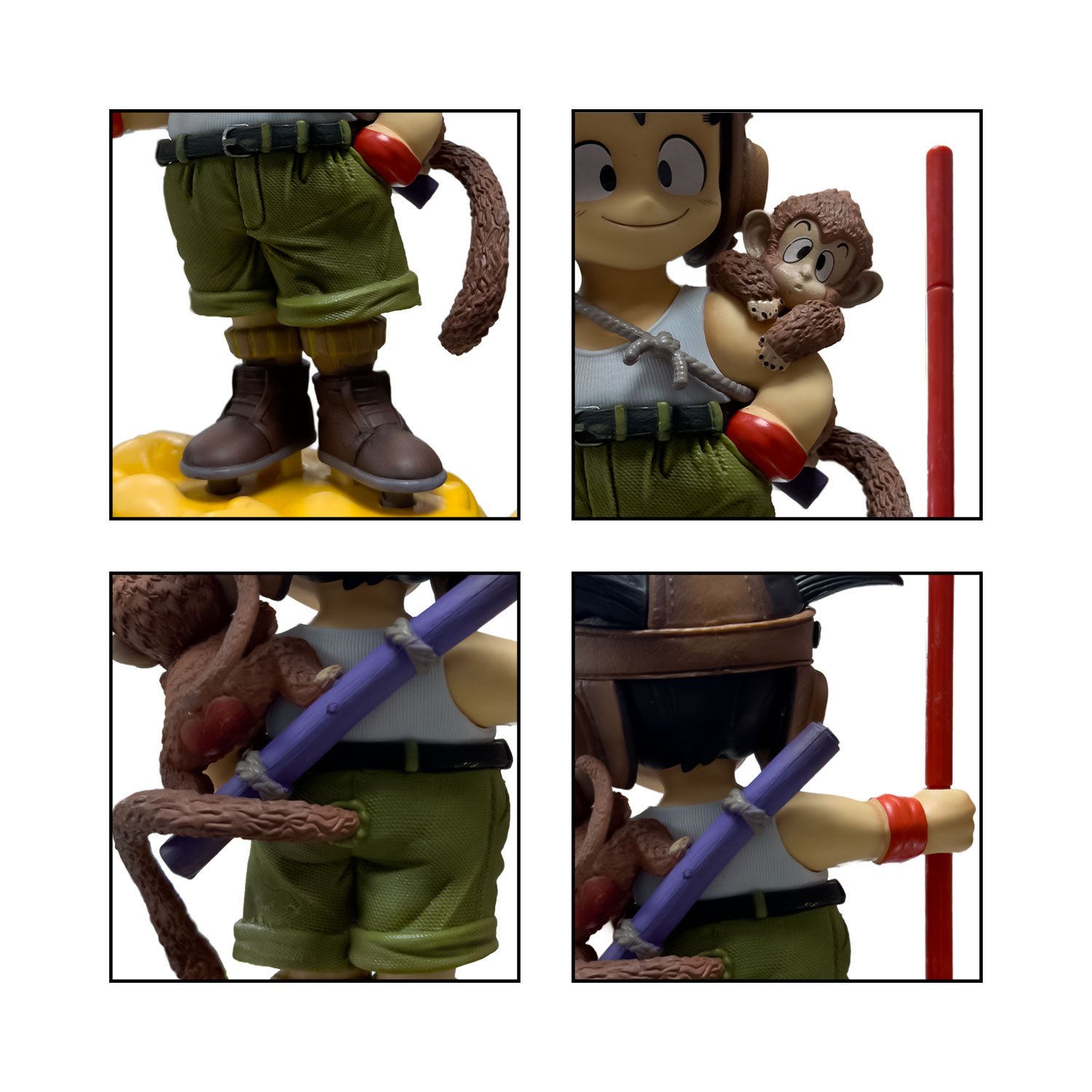 Figura Son Goku Con Mono - Dragon Ball 22cm - Imagen 4