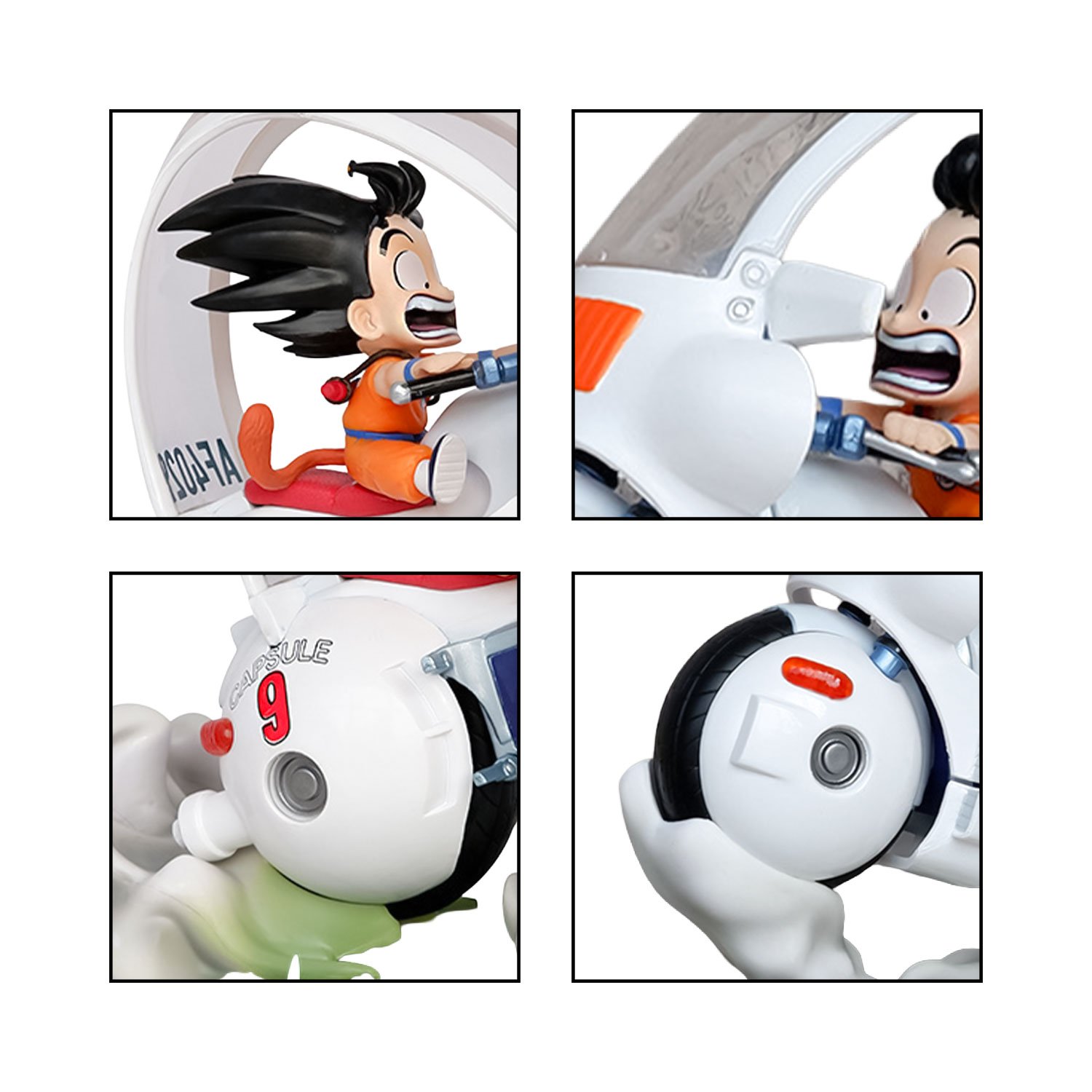 Figura Goku Moto Cápsula N9 - Dragon Ball 22cm - Imagen 4