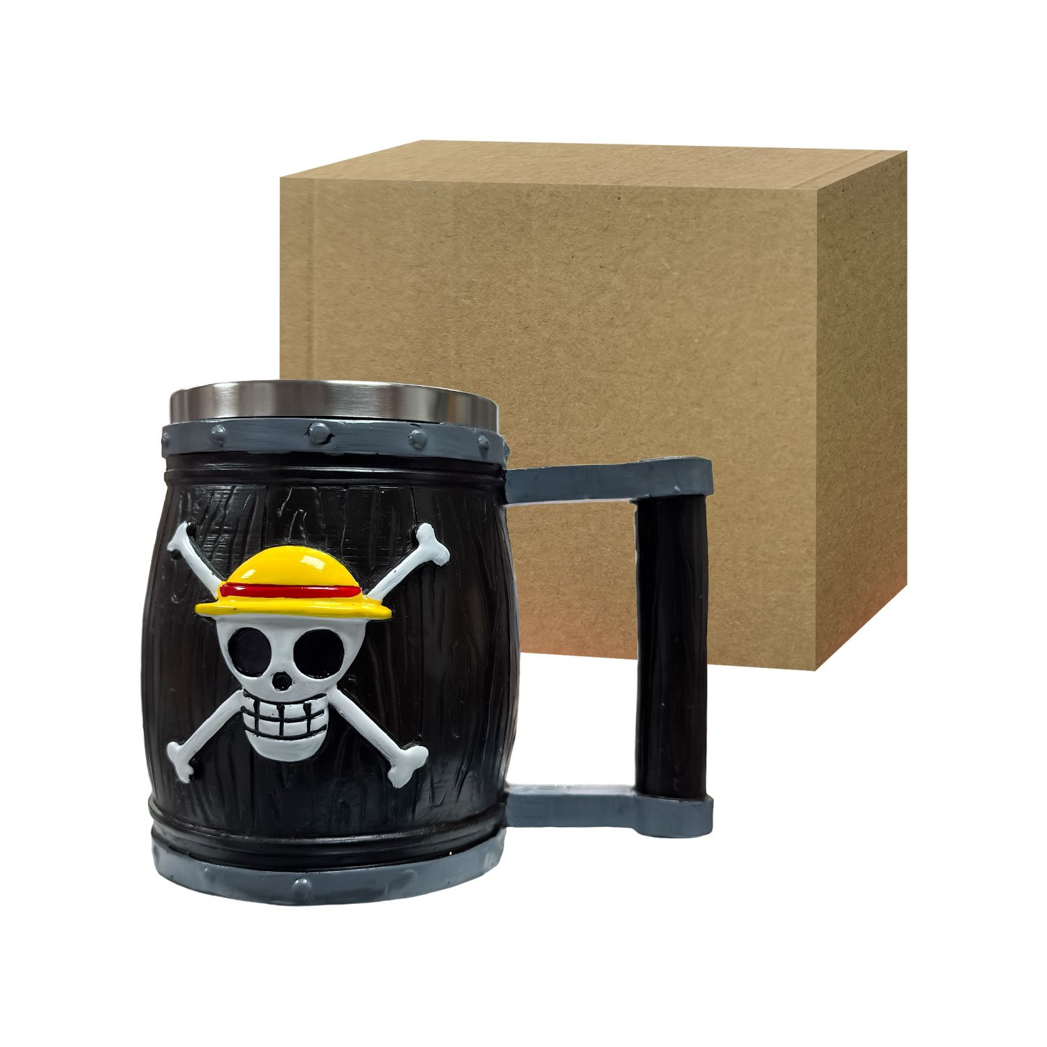 Taza Calavera Pirata - One Piece 400ml - Imagen 4