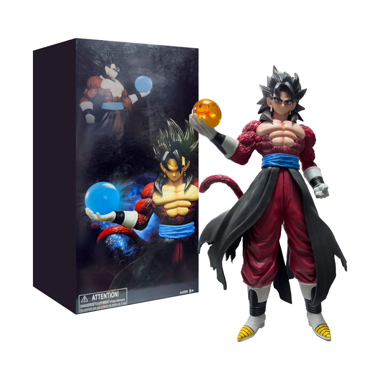 Figura Vegetto SSJ4 Con Esfera - Dragon Ball 30cm - Imagen 5