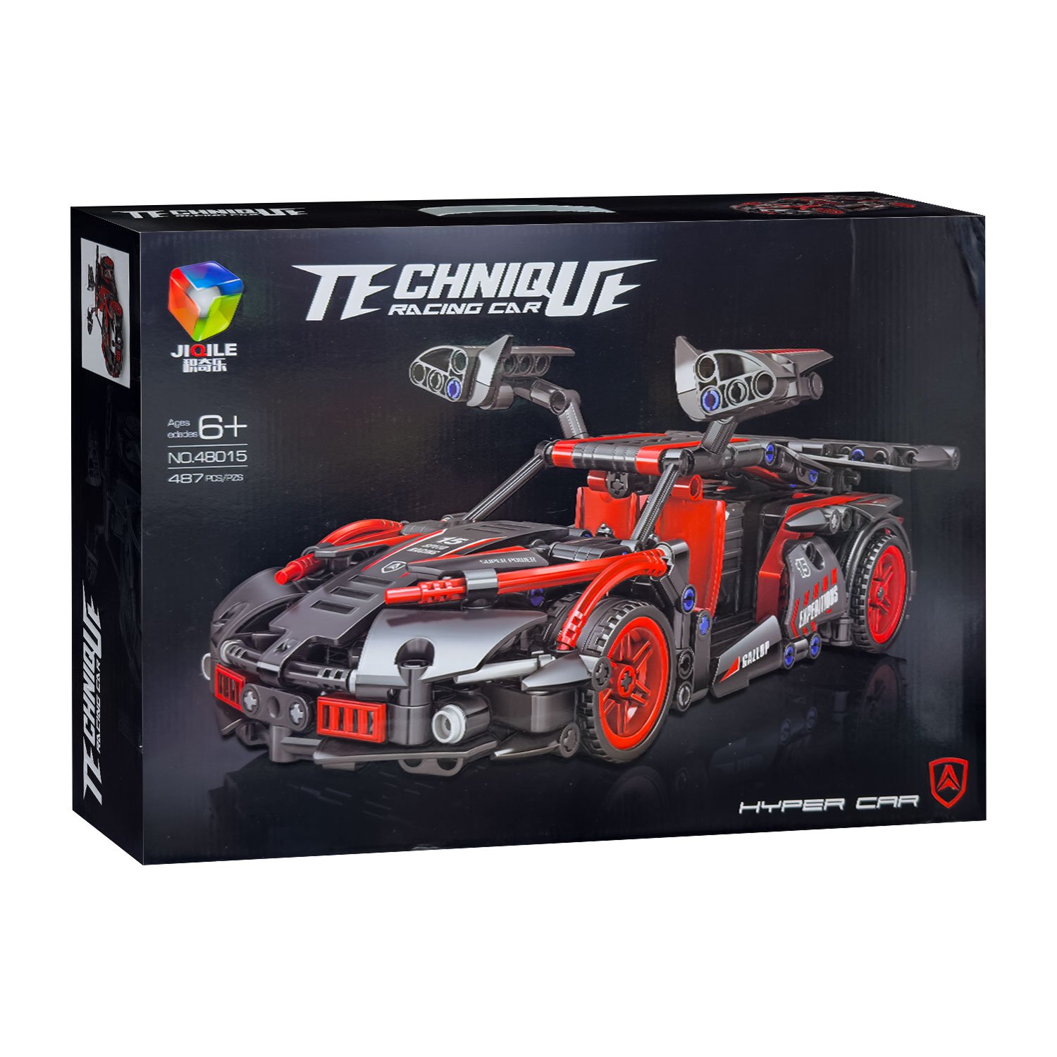 Lego Auto Deportivo Rojo 48015 - Technique 487 Piezas - Imagen 3