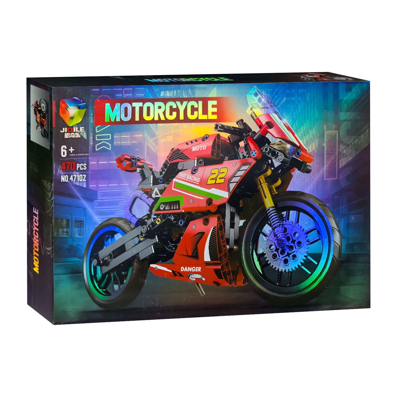 Lego Moto Deportiva Roja 47102 - 470 Piezas - Imagen 3