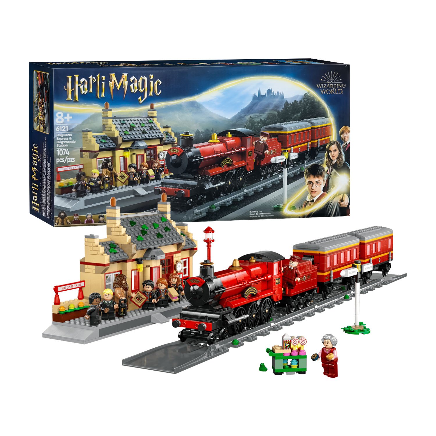 Lego Tren Hogwarts Express con estación de Hogsmeade