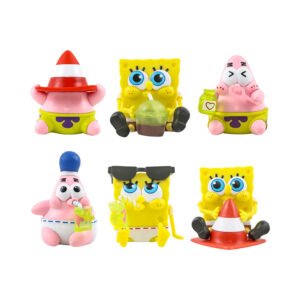 Set 6 Figuras De Bob Esponja Y Patricio