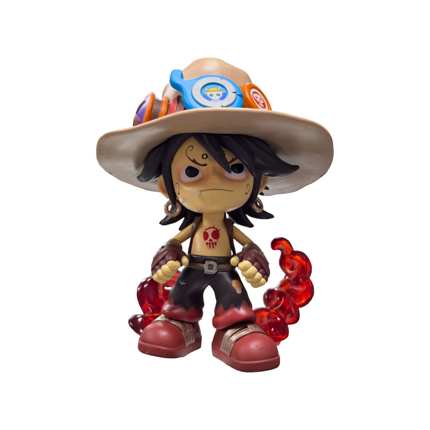 Figura Portgas D. Ace Chibi - One Piece 15cm - Imagen 2