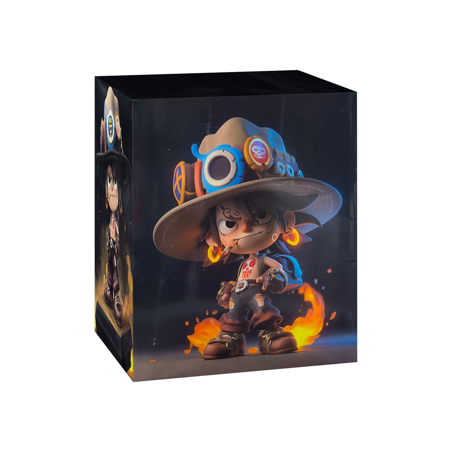 Figura Portgas D. Ace Chibi - One Piece 15cm - Imagen 4