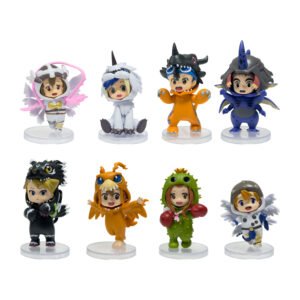 Set 8 Figuras Digimon Adventure Chibi