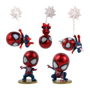 Set 5 Figuras De Spiderman