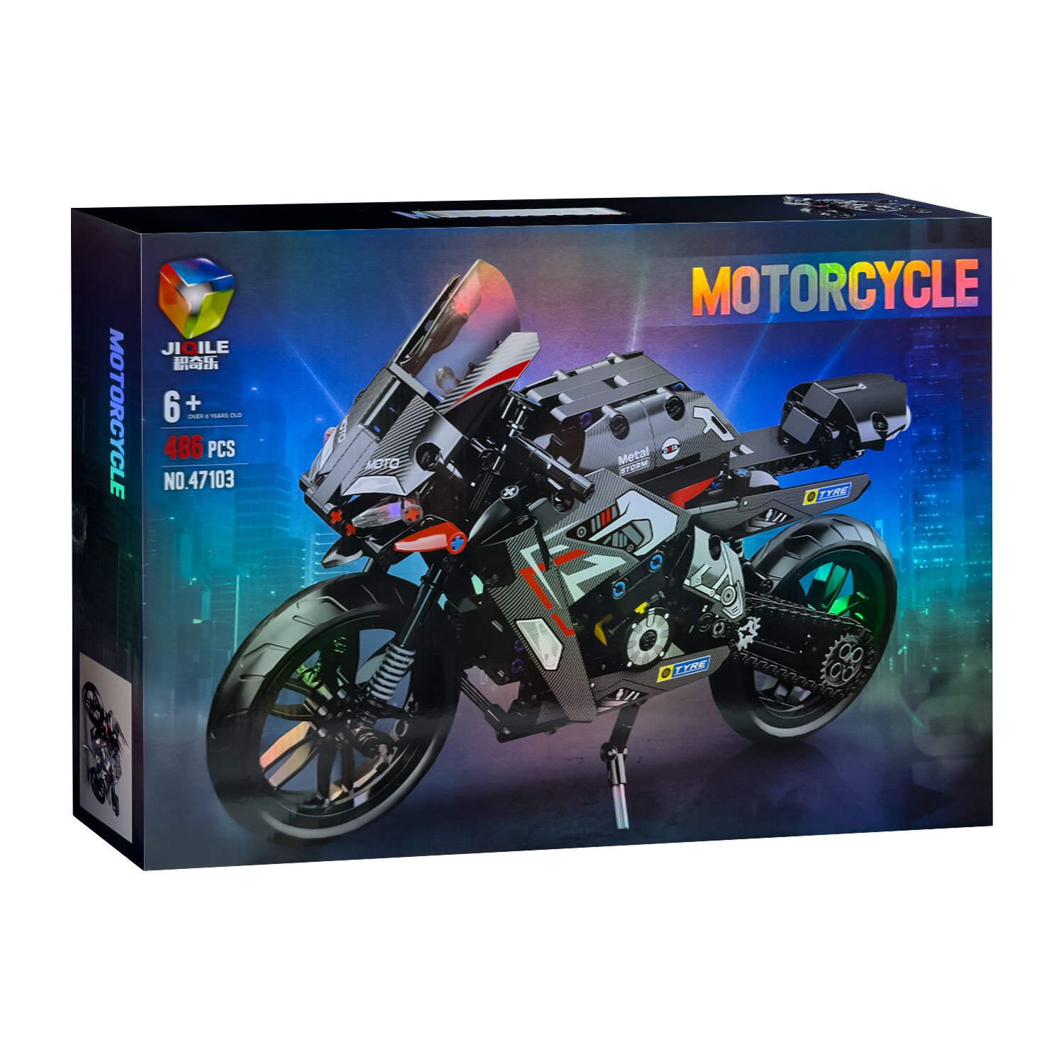 Lego Moto Negra 47103 – 486 Piezas - Imagen 3